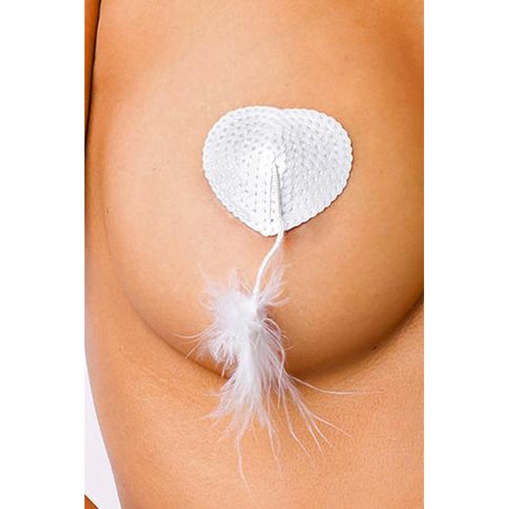 Atixo - 15005 Nipple Cover Pasties - Wit
